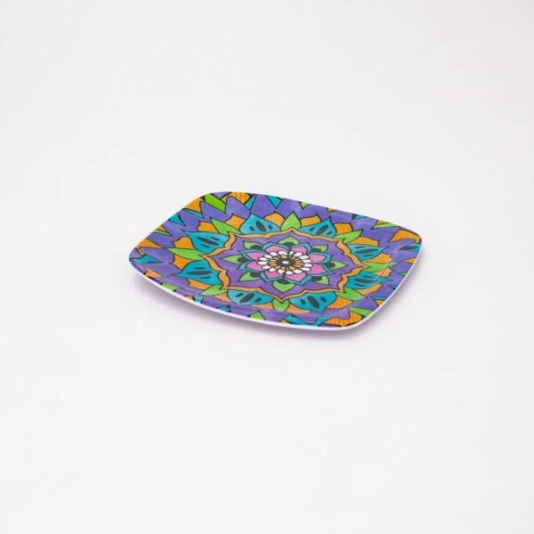 Square Side Plate Set - 6 Pieces - 22 × 22 cm
