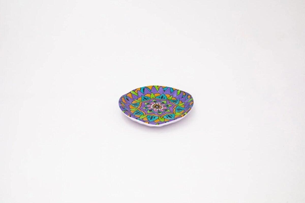 Ridged Side Plate Set - 6 Pieces - 16 cm - Image 1