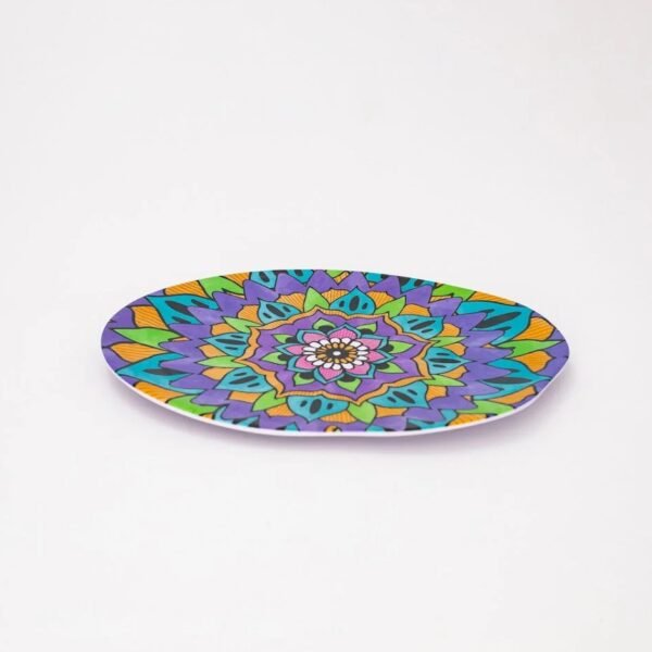 Matte Ridged Dinner Plate Set - 6 Pieces - 30 cm