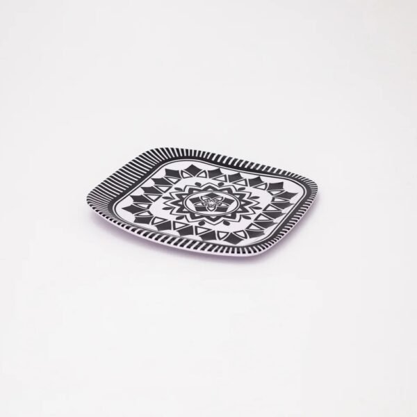Square Side Plate Set - 6 Pieces - 18 × 18 cm