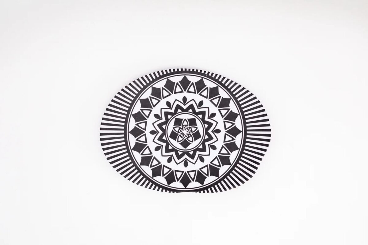 Matte Ridged Dinner Plate Set - 6 Pieces - 30 cm - Image 2