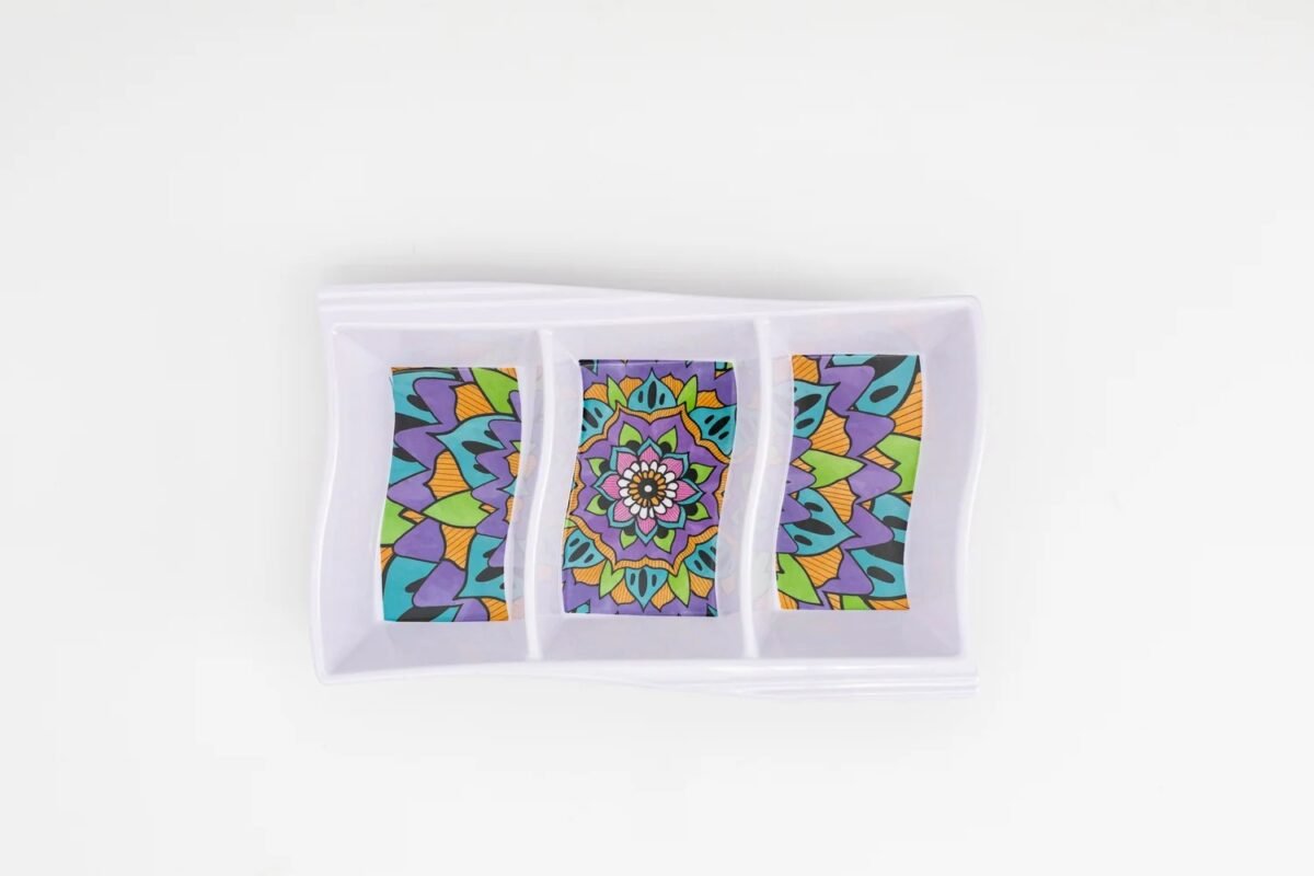 Snack & Appetizer Serving Plate Set - 2 Pieces - 30 × 19 cm - Image 2