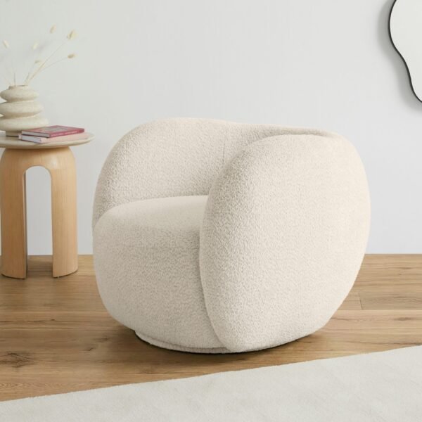 95×90 cm Cream Panda Armchair